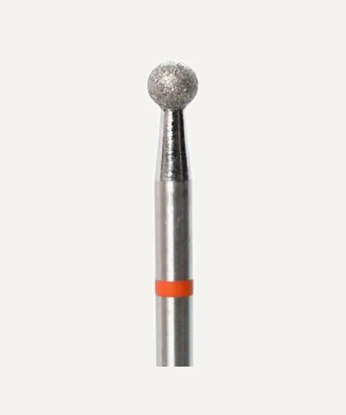 Fresa de diamante, forma redonda, bola grano fino. 2,9mm de Fresas de manicura