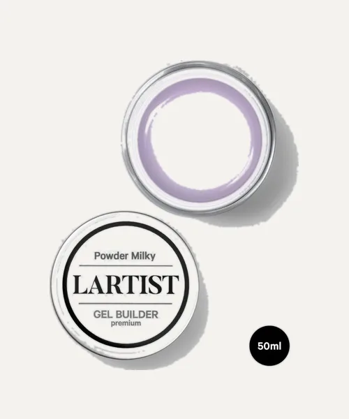 GEL BUILDER 50ML PREMIUM POWDER MILKY de L'Artist