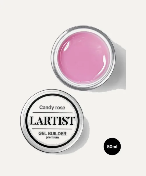 GEL BUILDER 50ML PREMIUM CANDY ROSE de L'Artist