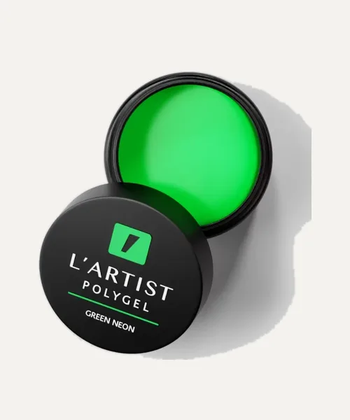 POLYGEL GREEN NEON 30ML de L'Artist