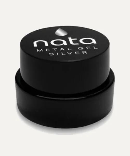 Paint Gel Metal Silver Nata de Nata