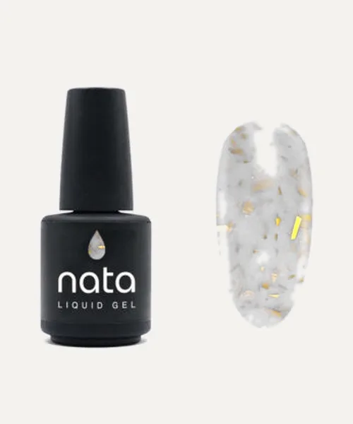 Liquid Potal Gel NATA 15ml – white gold de Nata, 15 ml