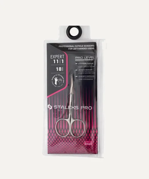 Tijeras profesionales para cutícula para zurdos EXPERT Staleks SE11/1 de Staleks, 15 ml